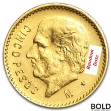 Mexican Gold Peso - 5 Peso