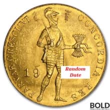Gold World Dutch 1 Ducat - 0.1109 oz