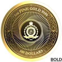 2023 Gold 1 oz Niue Chronos Prooflike Coin