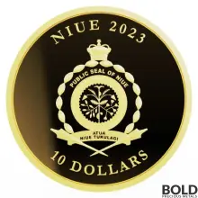 2023 Gold 1/10 oz Niue Equilibrium Prooflike