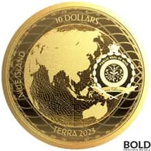 2023 1/10 oz Niue Terra Gold Coin (Prooflike)