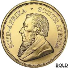 2022 Gold South Africa Krugerrand - 1/2 oz