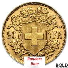 Gold France 20 Francs Swiss