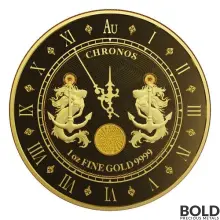 2021 Gold Tokelau Chronos 1 oz Prooflike