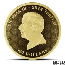 2024 1 oz Tokelau Equilibrium Gold Coin (Proof-like)