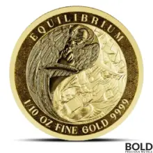 2024 1/10 oz Tokelau Equilibrium Gold Coin (Proof-like)