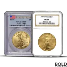 1 oz America Gold Eagle MS69 (Random Date, PCGS)