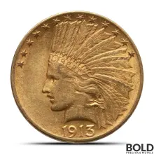 $10 Indian Gold Eagle Coin (XF)