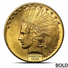 $10 Indian Gold Eagle Coin (BU)