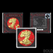 2021 Space Red American Silver Eagle - 1 oz