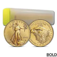 2023 1/2 oz American Gold Eagle Tube (40 Coins, BU)