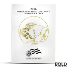 Random Year 1 oz America Buffalo Gold Proof Coin (Original Mint Box)