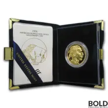 Random Year 1 oz America Buffalo Gold Proof Coin (Original Mint Box)