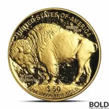 Random Year 1 oz America Buffalo Gold Proof Coin (Original Mint Box)