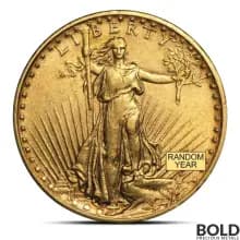Gold America $20 Saint Gaudens (XF)