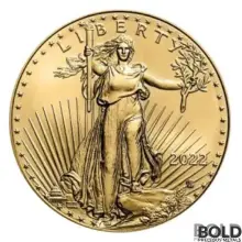 2022 American Gold Eagle 1/2 oz BU