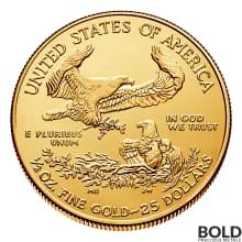 2015 Gold American Eagle - 1/2 oz