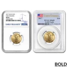 2017 Gold American Eagle PCGS/NGC MS69 - 1/4 oz
