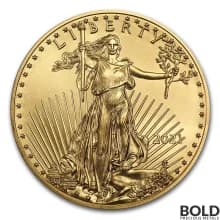 2021 American Gold Eagle 1 oz BU (Type 1)