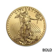 2021 American Gold Eagle 1/4 oz BU (Type 1)