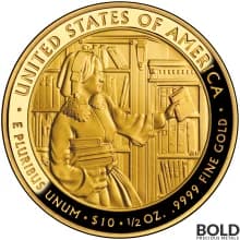 2010-W Gold Abigail Fillmore Proof - 1/2 oz