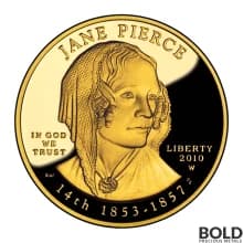 2010-W Gold Jane Pierce Proof - 1/2 oz