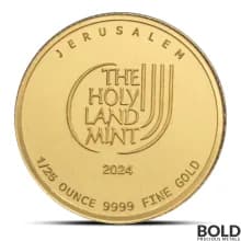 2024 1/25 oz Holy Land Mint Dove of Peace Gold Round