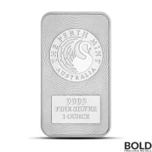 1 oz Perth Kangaroo Silver Bar 9999 Fine - Tube of 20