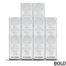 10 oz Nadir Silver Bar (Lot of 10)