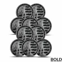 2 oz Second Amendment Silver Round (Lot of 10)