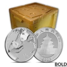 2023 30 Gram Chinese Silver Panda Monster Box (600 Coins, BU)