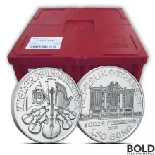 2024 1 oz Austrian Silver Philharmonic Monster Box (500 Coins, BU)