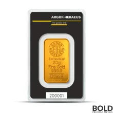 Gold Argor-Heraeus - 20 Gram