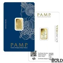 Gold Bar PAMP - 2.5 Gram