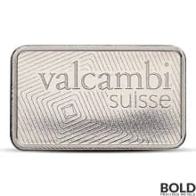 2.5 Gram Valcambi Platinum Bar