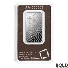 Platinum Bar Valcambi - 50 Gram