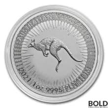 2021 Australian Perth Kangaroo 1 oz Platinum BU
