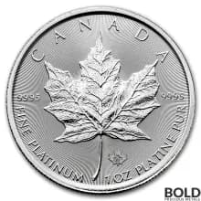 2017 Platinum Canadian Maple Leaf - 1 oz