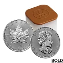2021 Platinum Canada Maple Leaf - 1 oz