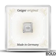 1 Gram Geiger Edelmetalle Square Silver Bar (Capsule)