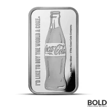 1 oz Coca-Cola Silver Bar
