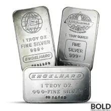1 oz Engelhard Silver Bar