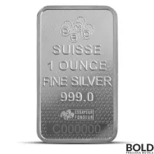 1 oz PAMP Lady Fortuna 45th Anniversary Silver Bar (In Assay) Box of 25
