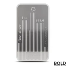 1 oz Valcambi Skyline Silver Bar