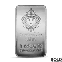 100 gm (100 x 1gm) Scottsdale Prepper Silver Bar