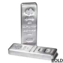 100 oz PAMP Silver Cast Bar