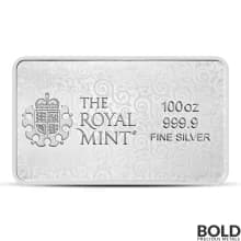 2024 100 oz British Una and Lion Silver Bar