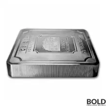 Silver 5 Kilo Geiger Edelmetalle Square Bar (Original)