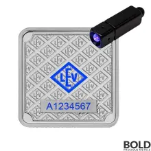 Silver 50 Gram Geiger Edelmetalle Square Bar (Original)