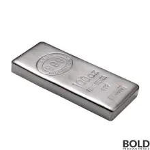Silver 100 oz JBR Bar